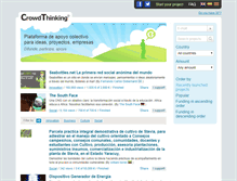 Tablet Screenshot of crowdthinking.org